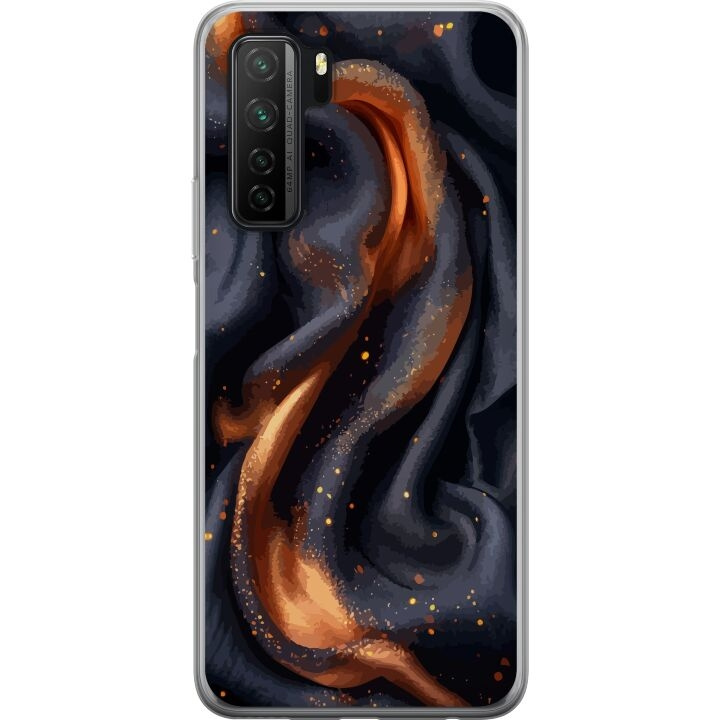 Mobile case for Huawei P40 lite 5G with Fiery silk design in the group SMARTPHONE & TABLETS / Phone cases / Huawei/Honor at TP E-commerce Nordic AB (A53430)