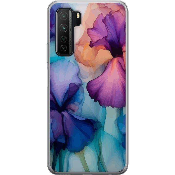 Mobile case for Huawei P40 lite 5G with Magical flowers design in the group SMARTPHONE & TABLETS / Phone cases / Huawei/Honor at TP E-commerce Nordic AB (A53432)