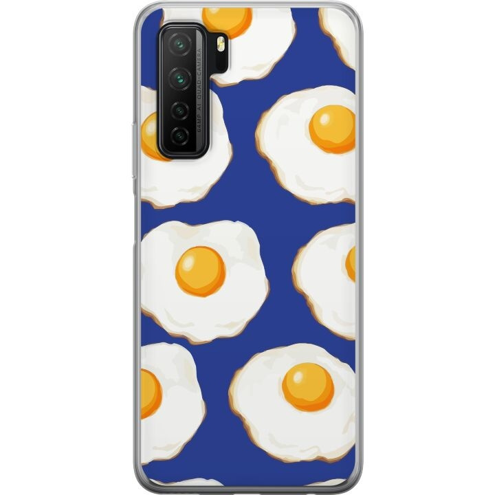 Mobile case for Huawei P40 lite 5G with Fried eggs design in the group SMARTPHONE & TABLETS / Phone cases / Huawei/Honor at TP E-commerce Nordic AB (A53435)