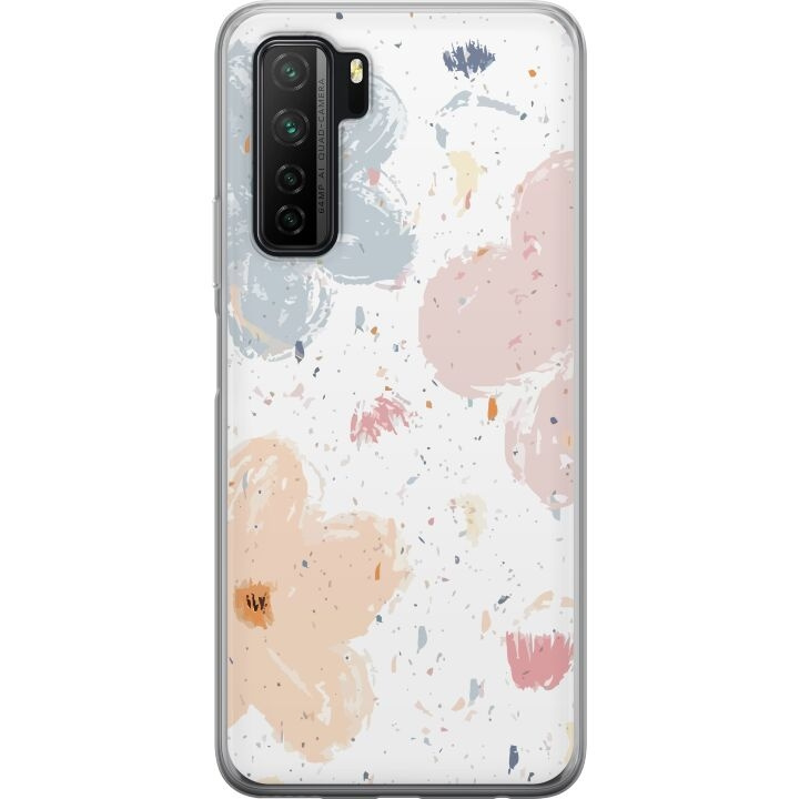 Mobile case for Huawei P40 lite 5G with Flowers design in the group SMARTPHONE & TABLETS / Phone cases / Huawei/Honor at TP E-commerce Nordic AB (A53441)