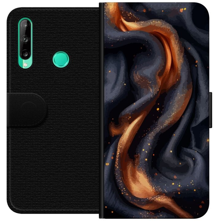 Wallet case for Huawei P40 lite E with Fiery silk design in the group SMARTPHONE & TABLETS / Phone cases / Huawei/Honor at TP E-commerce Nordic AB (A53457)