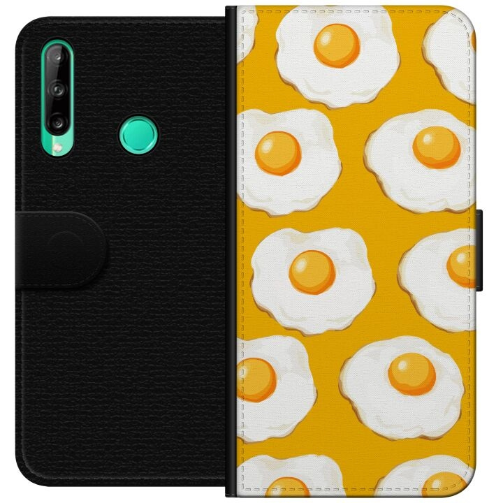 Wallet case for Huawei P40 lite E with Fried egg design in the group SMARTPHONE & TABLETS / Phone cases / Huawei/Honor at TP E-commerce Nordic AB (A53458)