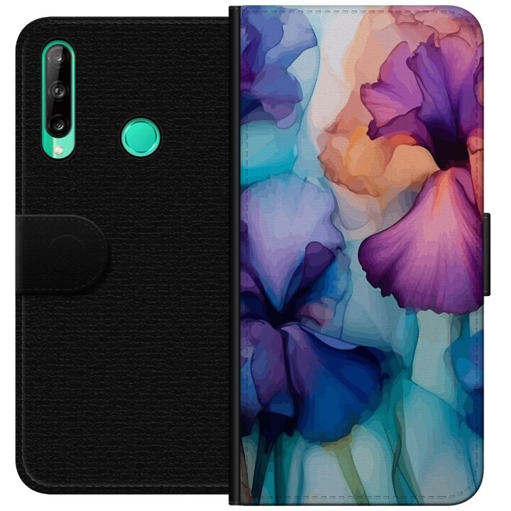 Wallet case for Huawei P40 lite E with Magical flowers design in the group SMARTPHONE & TABLETS / Phone cases / Huawei/Honor at TP E-commerce Nordic AB (A53459)