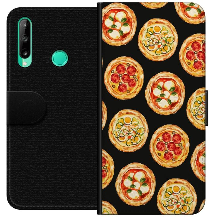 Wallet case for Huawei P40 lite E with Pizza design in the group SMARTPHONE & TABLETS / Phone cases / Huawei/Honor at TP E-commerce Nordic AB (A53469)