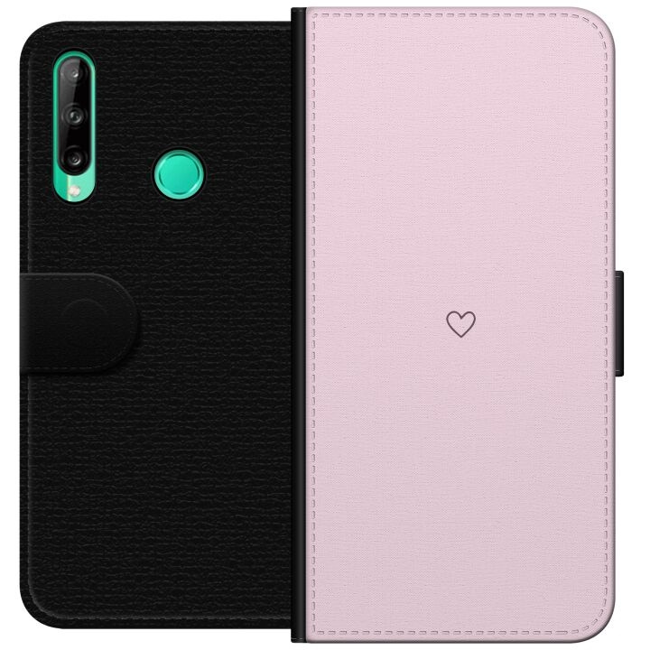 Wallet case for Huawei P40 lite E with Heart design in the group SMARTPHONE & TABLETS / Phone cases / Huawei/Honor at TP E-commerce Nordic AB (A53475)