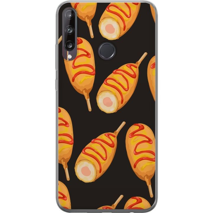 Mobile case for Huawei P40 lite E with Chicken drumstick design in the group SMARTPHONE & TABLETS / Phone cases / Huawei/Honor at TP E-commerce Nordic AB (A53492)