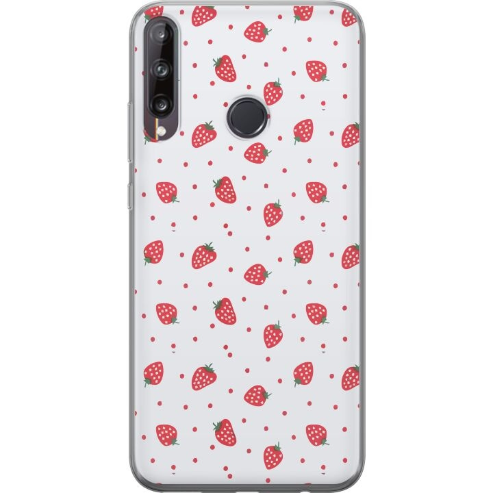 Mobile case for Huawei P40 lite E with Strawberries design in the group SMARTPHONE & TABLETS / Phone cases / Huawei/Honor at TP E-commerce Nordic AB (A53500)