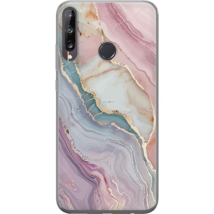 Mobile case for Huawei P40 lite E with Marble design in the group SMARTPHONE & TABLETS / Phone cases / Huawei/Honor at TP E-commerce Nordic AB (A53505)