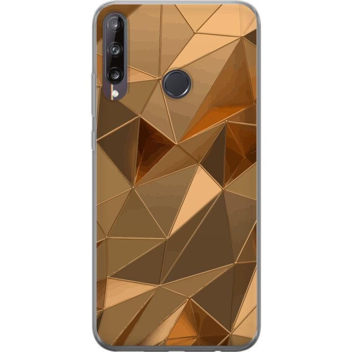 Mobile case for Huawei P40 lite E with 3D Gold design in the group SMARTPHONE & TABLETS / Phone cases / Huawei/Honor at TP E-commerce Nordic AB (A53507)