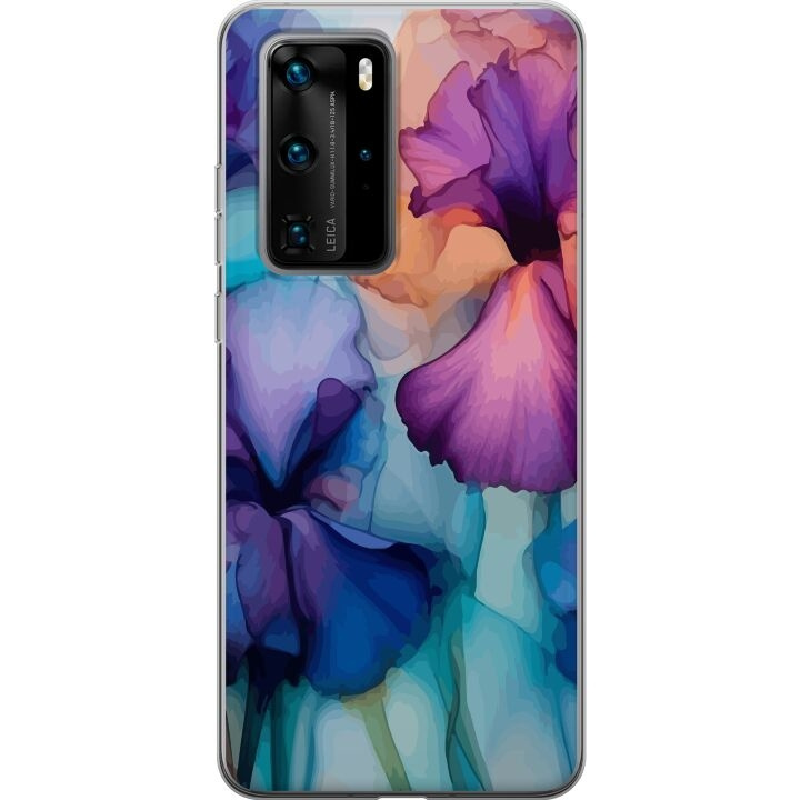 Mobile case for Huawei P40 Pro with Magical flowers design in the group SMARTPHONE & TABLETS / Phone cases / Huawei/Honor at TP E-commerce Nordic AB (A53540)