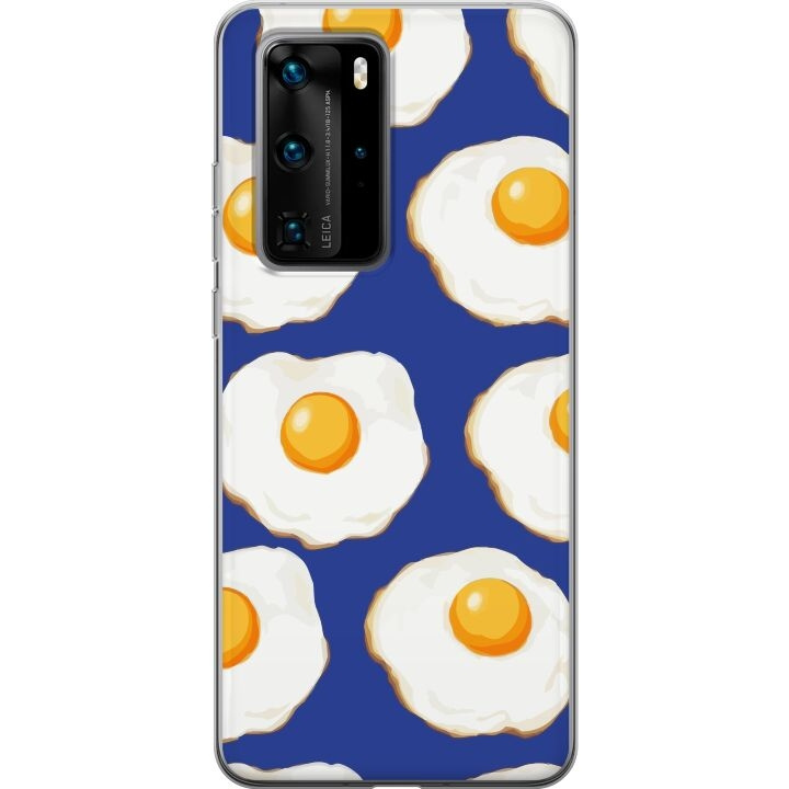 Mobile case for Huawei P40 Pro with Fried eggs design in the group SMARTPHONE & TABLETS / Phone cases / Huawei/Honor at TP E-commerce Nordic AB (A53543)