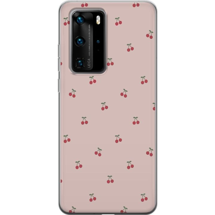 Mobile case for Huawei P40 Pro with Cherry design in the group SMARTPHONE & TABLETS / Phone cases / Huawei/Honor at TP E-commerce Nordic AB (A53544)