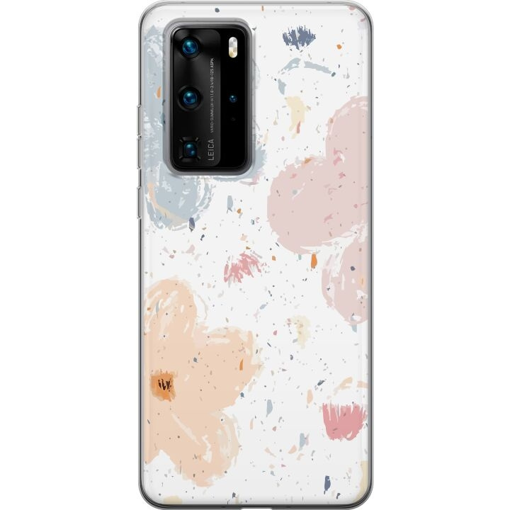 Mobile case for Huawei P40 Pro with Flowers design in the group SMARTPHONE & TABLETS / Phone cases / Huawei/Honor at TP E-commerce Nordic AB (A53549)