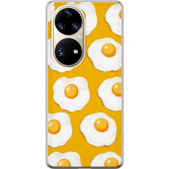 Mobile case for Huawei P50 Pro with Fried egg design in the group SMARTPHONE & TABLETS / Phone cases / Huawei/Honor at TP E-commerce Nordic AB (A53566)