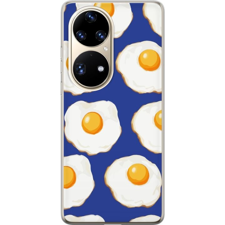 Mobile case for Huawei P50 Pro with Fried eggs design in the group SMARTPHONE & TABLETS / Phone cases / Huawei/Honor at TP E-commerce Nordic AB (A53570)