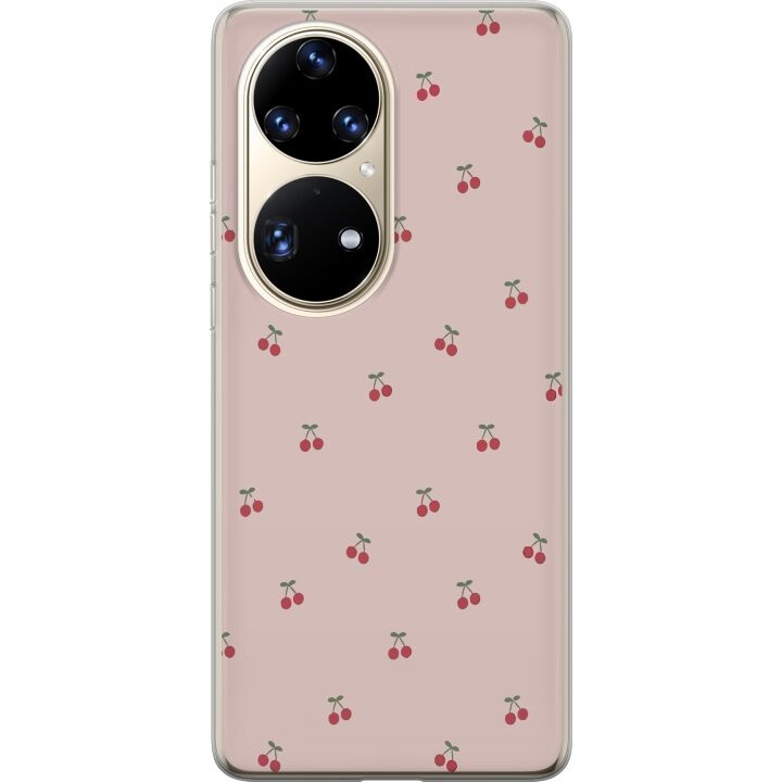 Mobile case for Huawei P50 Pro with Cherry design in the group SMARTPHONE & TABLETS / Phone cases / Huawei/Honor at TP E-commerce Nordic AB (A53571)