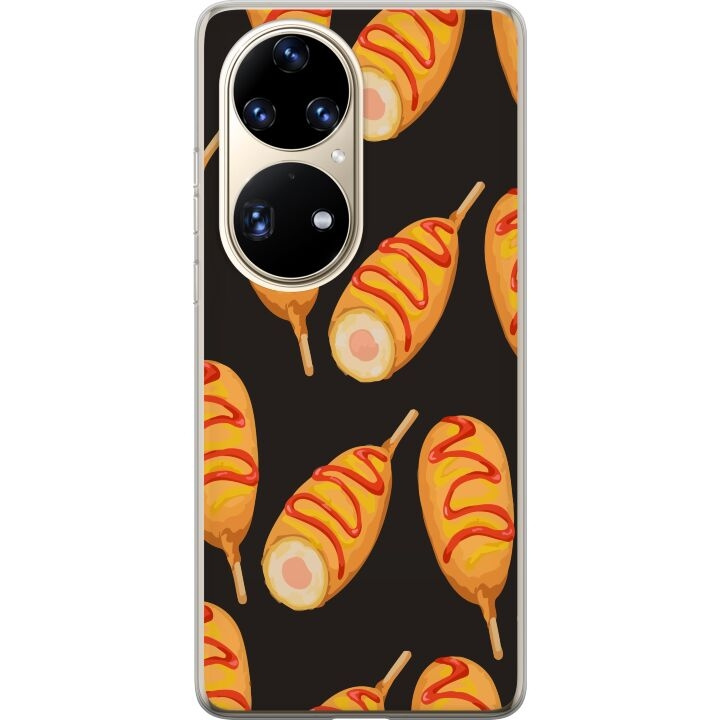 Mobile case for Huawei P50 Pro with Chicken drumstick design in the group SMARTPHONE & TABLETS / Phone cases / Huawei/Honor at TP E-commerce Nordic AB (A53573)