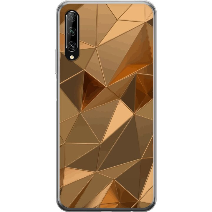 Mobile case for Huawei P smart Pro 2019 with 3D Gold design in the group SMARTPHONE & TABLETS / Phone cases / Huawei/Honor at TP E-commerce Nordic AB (A53641)