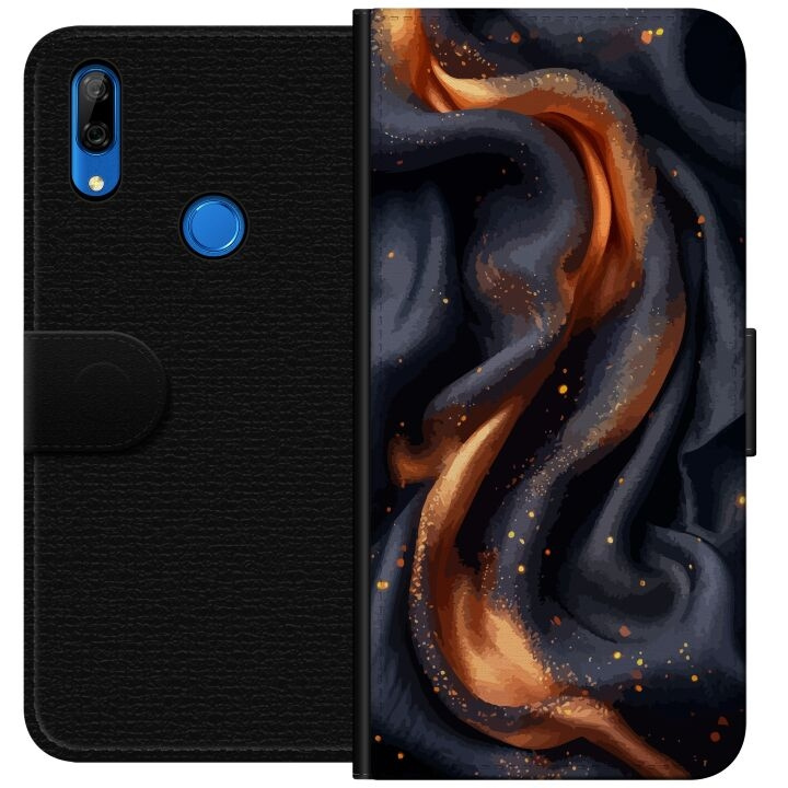 Wallet case for Huawei P Smart Z with Fiery silk design in the group SMARTPHONE & TABLETS / Phone cases / Huawei/Honor at TP E-commerce Nordic AB (A53645)