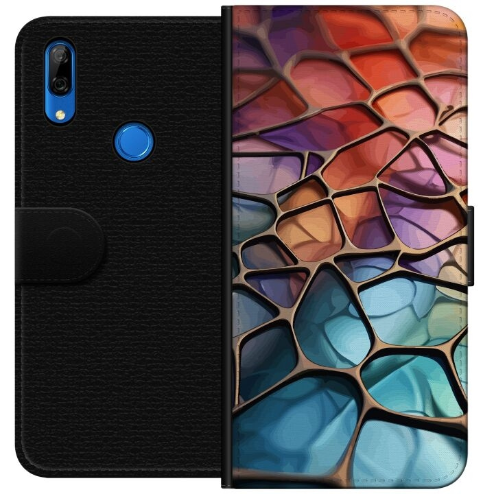 Wallet case for Huawei P Smart Z with Metallic pattern design in the group SMARTPHONE & TABLETS / Phone cases / Huawei/Honor at TP E-commerce Nordic AB (A53654)