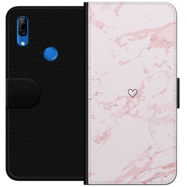 Wallet case for Huawei P Smart Z with Pink Heart design in the group SMARTPHONE & TABLETS / Phone cases / Huawei/Honor at TP E-commerce Nordic AB (A53667)