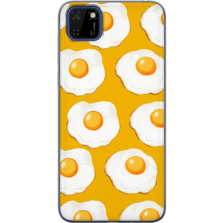 Mobile case for Huawei Y5p with Fried egg design in the group SMARTPHONE & TABLETS / Phone cases / Huawei/Honor at TP E-commerce Nordic AB (A53699)