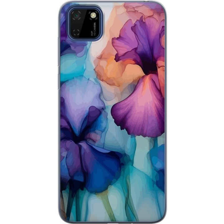 Mobile case for Huawei Y5p with Magical flowers design in the group SMARTPHONE & TABLETS / Phone cases / Huawei/Honor at TP E-commerce Nordic AB (A53700)