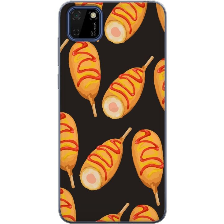 Mobile case for Huawei Y5p with Chicken drumstick design in the group SMARTPHONE & TABLETS / Phone cases / Huawei/Honor at TP E-commerce Nordic AB (A53706)