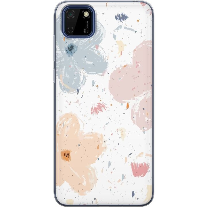 Mobile case for Huawei Y5p with Flowers design in the group SMARTPHONE & TABLETS / Phone cases / Huawei/Honor at TP E-commerce Nordic AB (A53709)