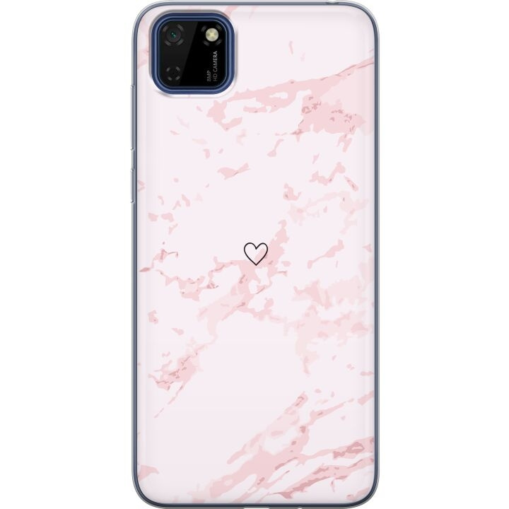 Mobile case for Huawei Y5p with Pink Heart design in the group SMARTPHONE & TABLETS / Phone cases / Huawei/Honor at TP E-commerce Nordic AB (A53720)