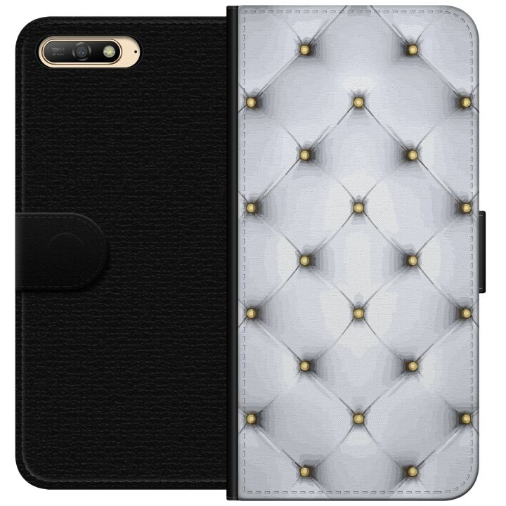 Wallet case for Huawei Y6 (2018) with Luxurious design in the group SMARTPHONE & TABLETS / Phone cases / Huawei/Honor at TP E-commerce Nordic AB (A53738)