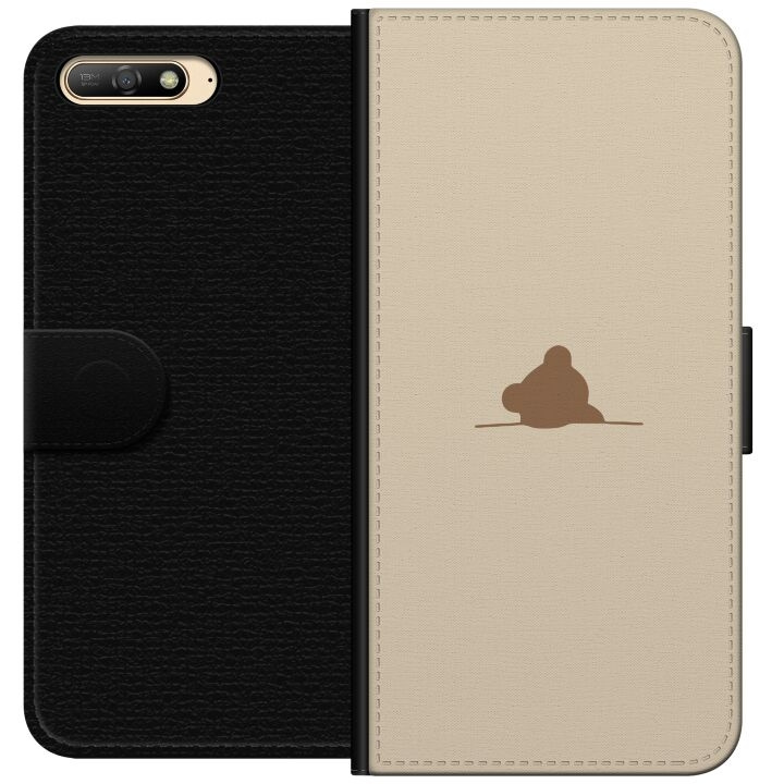 Wallet case for Huawei Y6 (2018) with Nalle design in the group SMARTPHONE & TABLETS / Phone cases / Huawei/Honor at TP E-commerce Nordic AB (A53744)