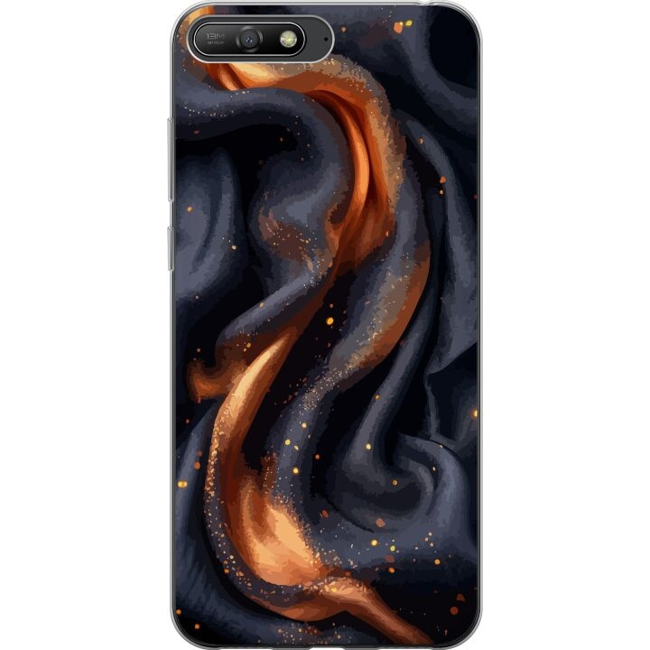 Mobile case for Huawei Y6 (2018) with Fiery silk design in the group SMARTPHONE & TABLETS / Phone cases / Huawei/Honor at TP E-commerce Nordic AB (A53752)