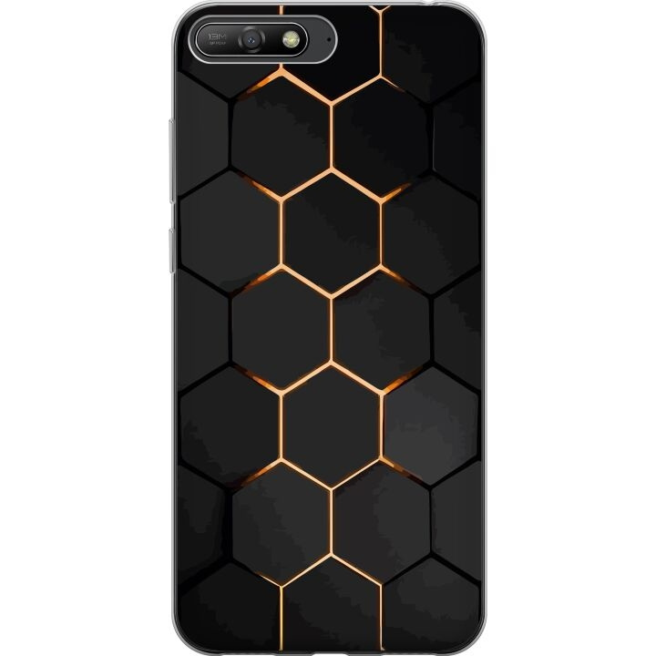 Mobile case for Huawei Y6 (2018) with Luxurious Pattern design in the group SMARTPHONE & TABLETS / Phone cases / Huawei/Honor at TP E-commerce Nordic AB (A53775)