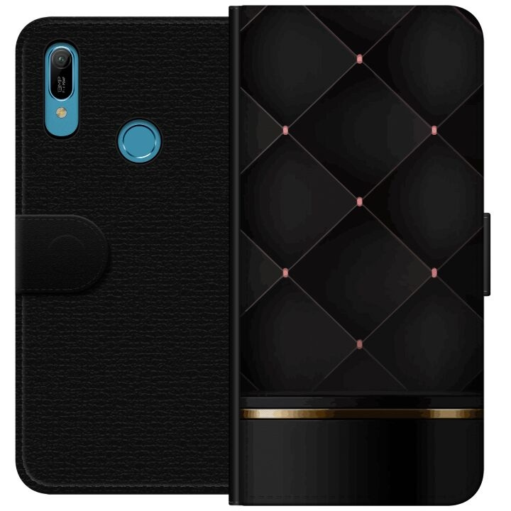 Wallet case for Huawei Y6 (2019) with Luxury line design in the group SMARTPHONE & TABLETS / Phone cases / Huawei/Honor at TP E-commerce Nordic AB (A53792)