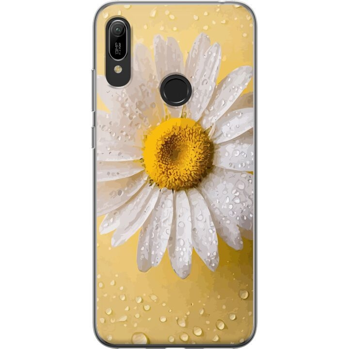 Mobile case for Huawei Y6 (2019) with Porslinsblomma design in the group SMARTPHONE & TABLETS / Phone cases / Huawei/Honor at TP E-commerce Nordic AB (A53804)