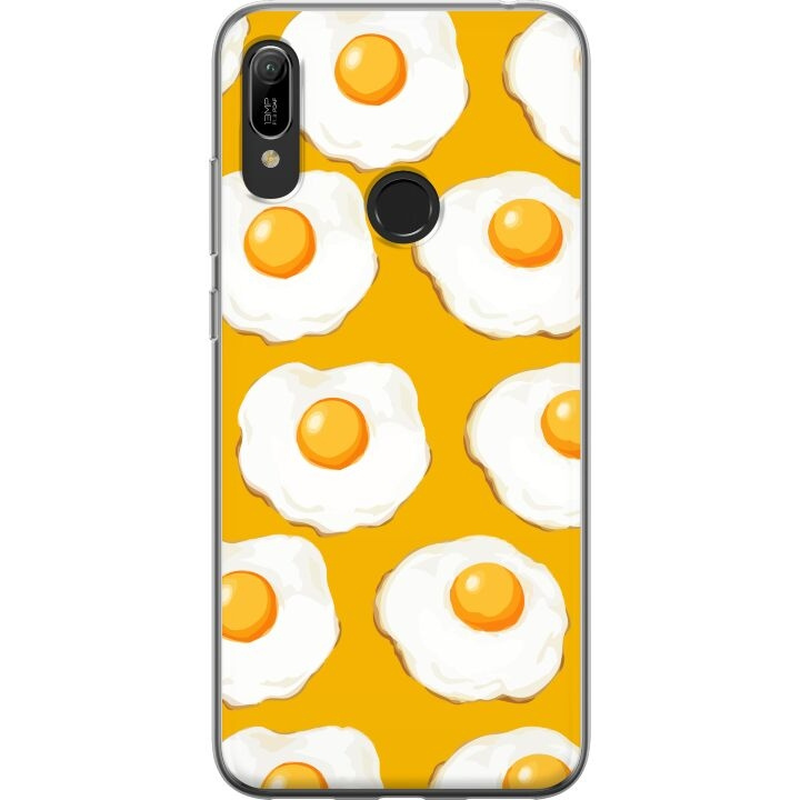 Mobile case for Huawei Y6 (2019) with Fried egg design in the group SMARTPHONE & TABLETS / Phone cases / Huawei/Honor at TP E-commerce Nordic AB (A53806)