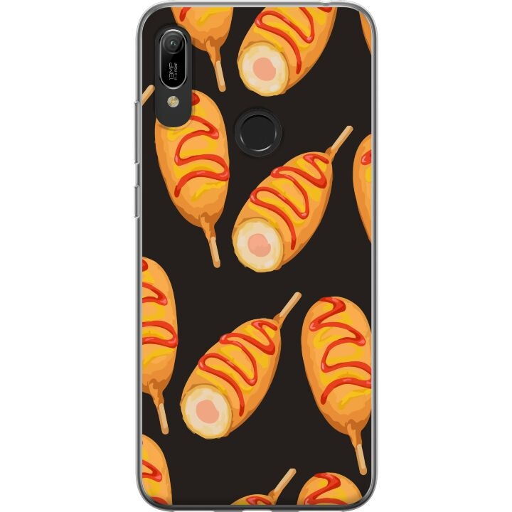 Mobile case for Huawei Y6 (2019) with Chicken drumstick design in the group SMARTPHONE & TABLETS / Phone cases / Huawei/Honor at TP E-commerce Nordic AB (A53813)