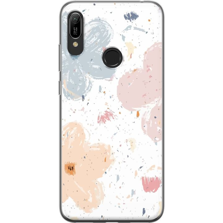 Mobile case for Huawei Y6 (2019) with Flowers design in the group SMARTPHONE & TABLETS / Phone cases / Huawei/Honor at TP E-commerce Nordic AB (A53816)