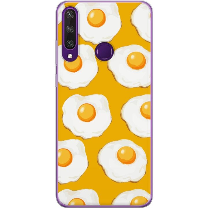 Mobile case for Huawei Y6p with Fried egg design in the group SMARTPHONE & TABLETS / Phone cases / Huawei/Honor at TP E-commerce Nordic AB (A53832)