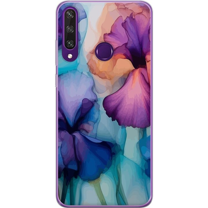 Mobile case for Huawei Y6p with Magical flowers design in the group SMARTPHONE & TABLETS / Phone cases / Huawei/Honor at TP E-commerce Nordic AB (A53833)