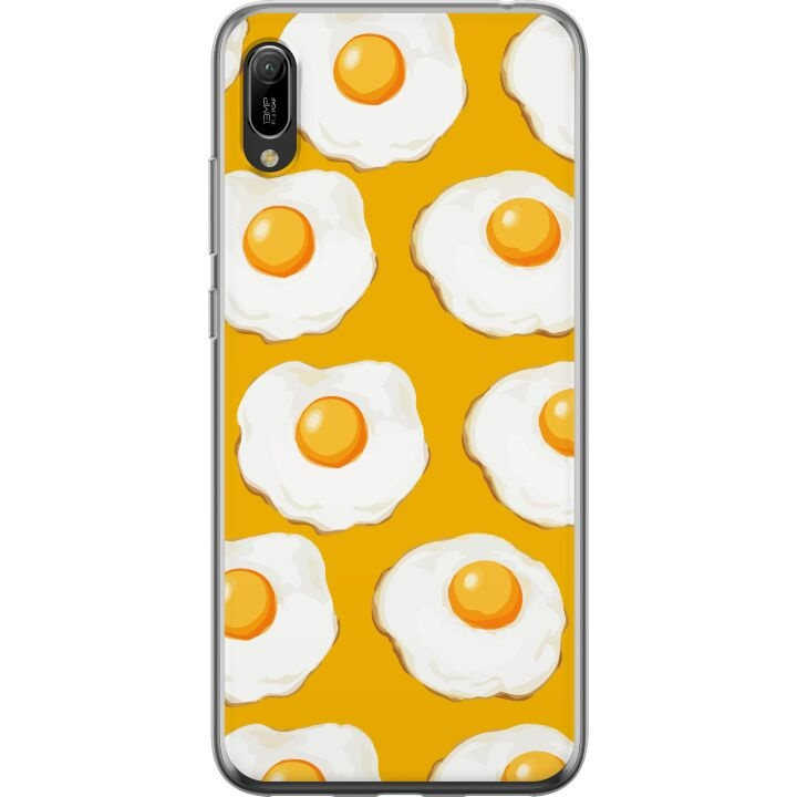 Mobile case for Huawei Y6 Pro (2019) with Fried egg design in the group SMARTPHONE & TABLETS / Phone cases / Huawei/Honor at TP E-commerce Nordic AB (A53858)