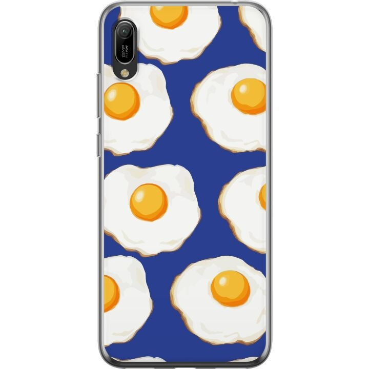 Mobile case for Huawei Y6 Pro (2019) with Fried eggs design in the group SMARTPHONE & TABLETS / Phone cases / Huawei/Honor at TP E-commerce Nordic AB (A53862)