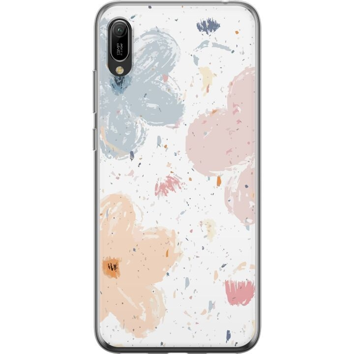 Mobile case for Huawei Y6 Pro (2019) with Flowers design in the group SMARTPHONE & TABLETS / Phone cases / Huawei/Honor at TP E-commerce Nordic AB (A53868)