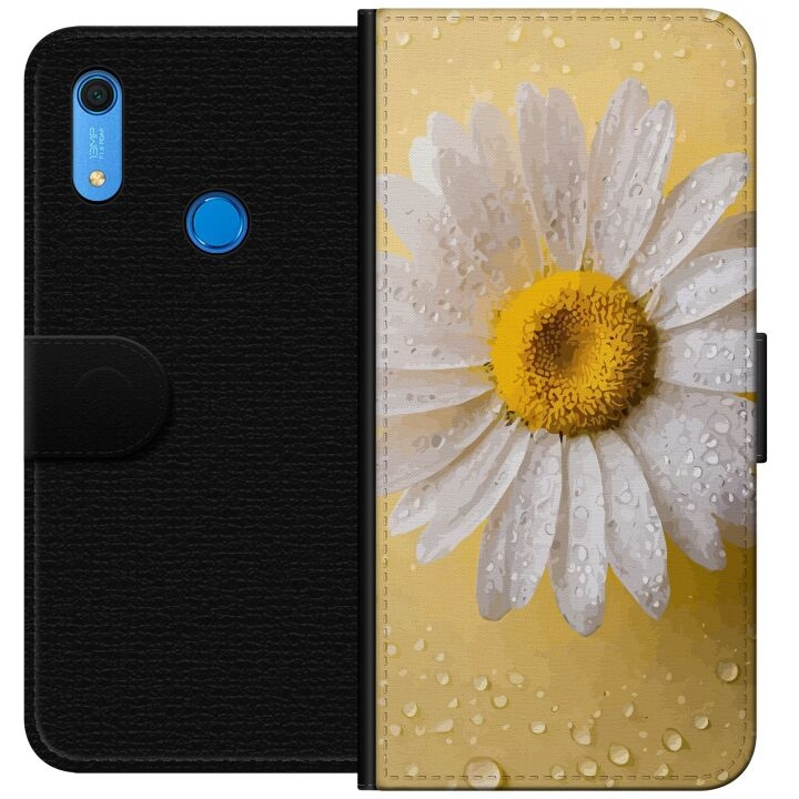 Wallet case for Huawei Y6s (2019) with Porslinsblomma design in the group SMARTPHONE & TABLETS / Phone cases / Huawei/Honor at TP E-commerce Nordic AB (A53882)