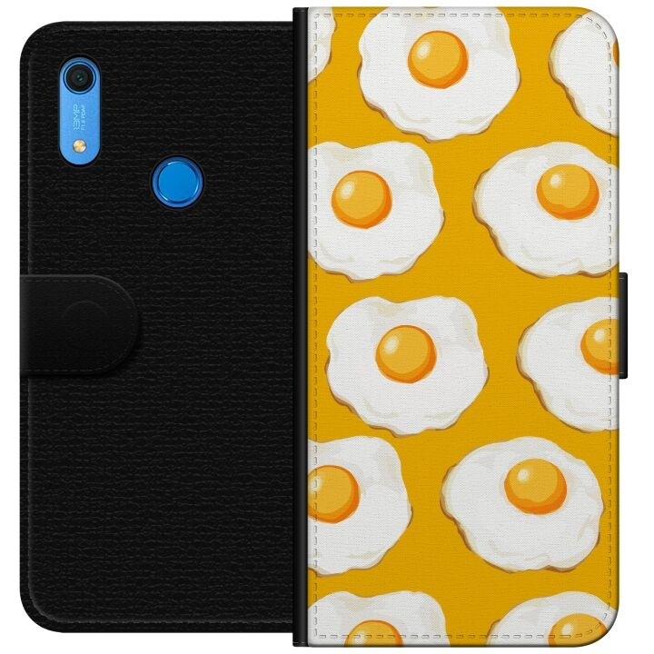 Wallet case for Huawei Y6s (2019) with Fried egg design in the group SMARTPHONE & TABLETS / Phone cases / Huawei/Honor at TP E-commerce Nordic AB (A53884)