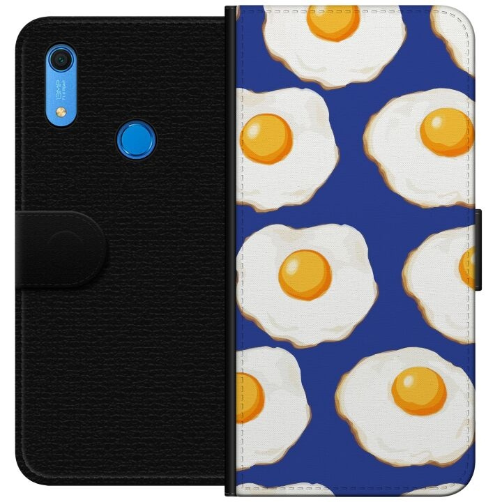 Wallet case for Huawei Y6s (2019) with Fried eggs design in the group SMARTPHONE & TABLETS / Phone cases / Huawei/Honor at TP E-commerce Nordic AB (A53888)