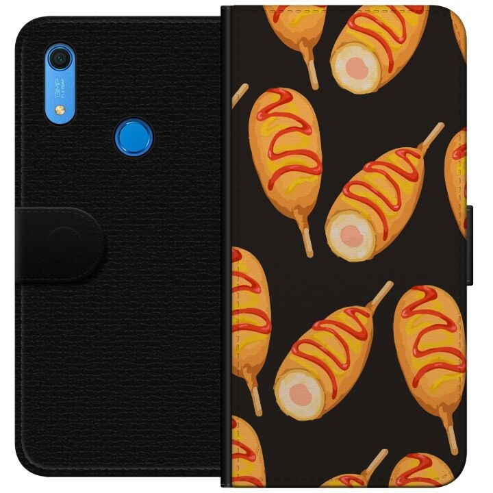 Wallet case for Huawei Y6s (2019) with Chicken drumstick design in the group SMARTPHONE & TABLETS / Phone cases / Huawei/Honor at TP E-commerce Nordic AB (A53891)