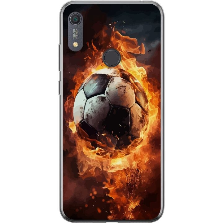 Mobile case for Huawei Y6s (2019) with Football design in the group SMARTPHONE & TABLETS / Phone cases / Huawei/Honor at TP E-commerce Nordic AB (A53930)