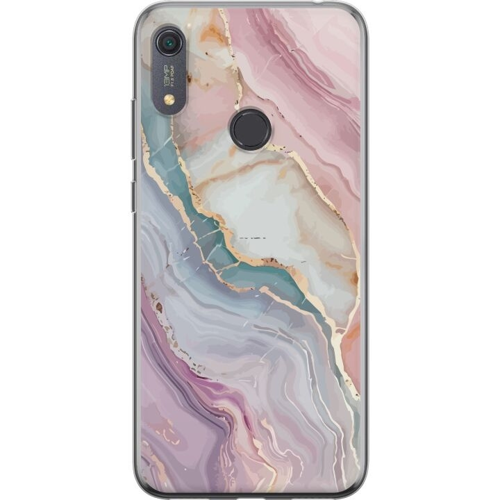 Mobile case for Huawei Y6s (2019) with Marble design in the group SMARTPHONE & TABLETS / Phone cases / Huawei/Honor at TP E-commerce Nordic AB (A53931)